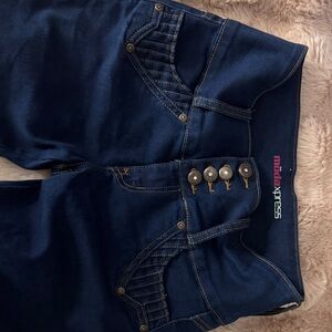 Modaxpress Dark Blue Jeans with cute pockets size 3